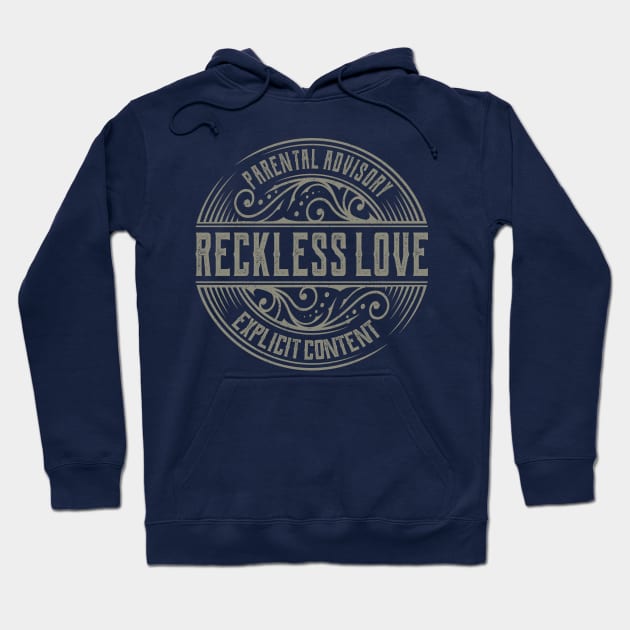 Reckless Love Vintage Ornament Hoodie by irbey